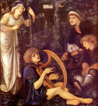 愛德華 科萊 伯恩 瓊斯 The Madness Of Sir Tristram 愛德華 科萊 伯恩 瓊斯 The Madness Of Sir Tristram